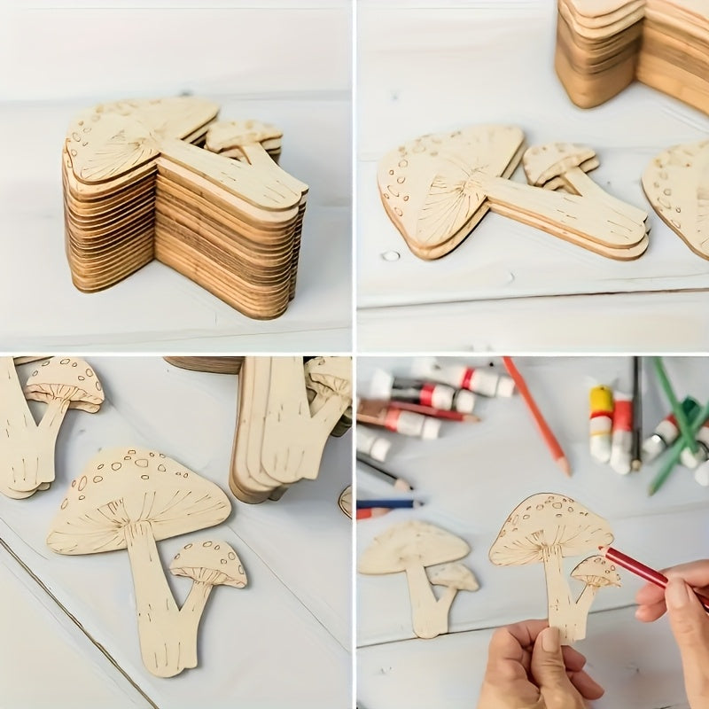 American elm wood cutouts