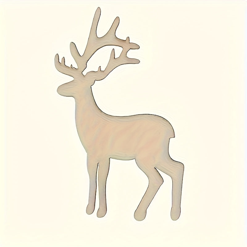 DIY wooden reindeer cutouts