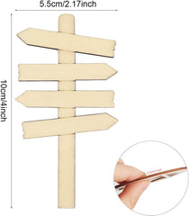 mdf arrow sign cutout for resin art projects