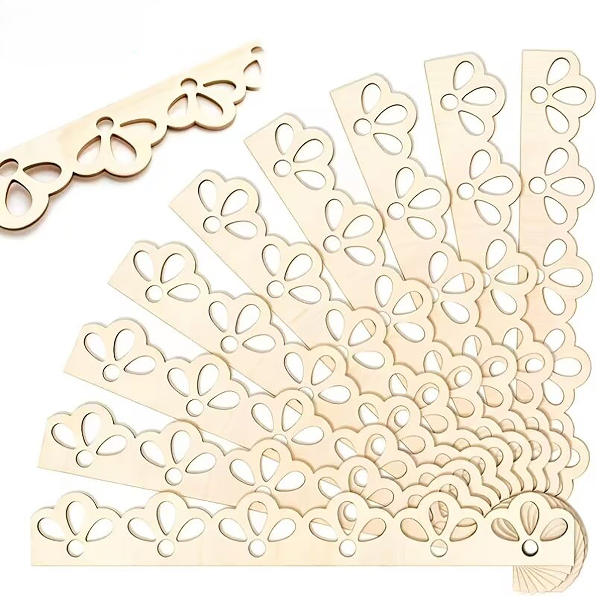 scalloped mdf border strip for diy crafts