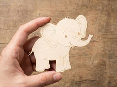 elephant shape mdf cutout for diy art
