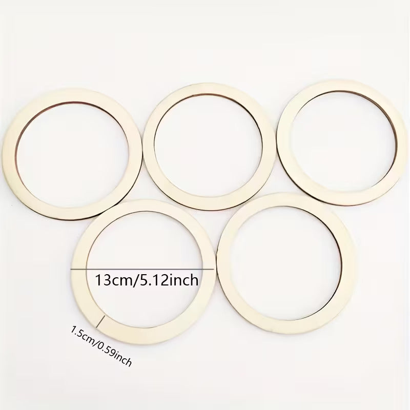 mdf circle rings for painting and decoration