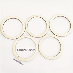 mdf circle rings for painting and decoration