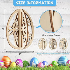 unfinished mdf egg shapes

