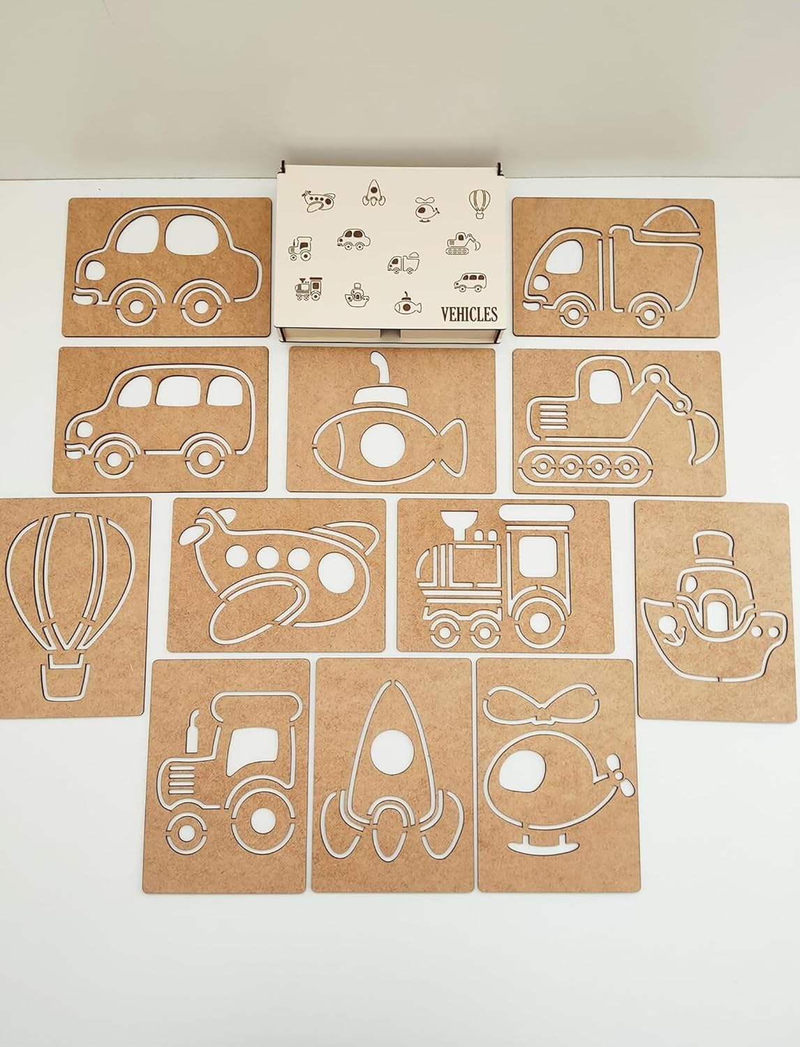 vehicle tracing board for kids practice