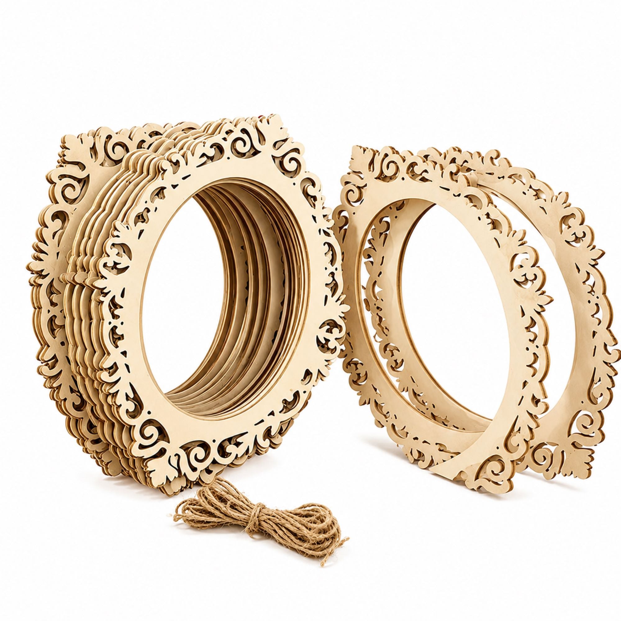 oval mdf photo frame cutout for diy crafts
