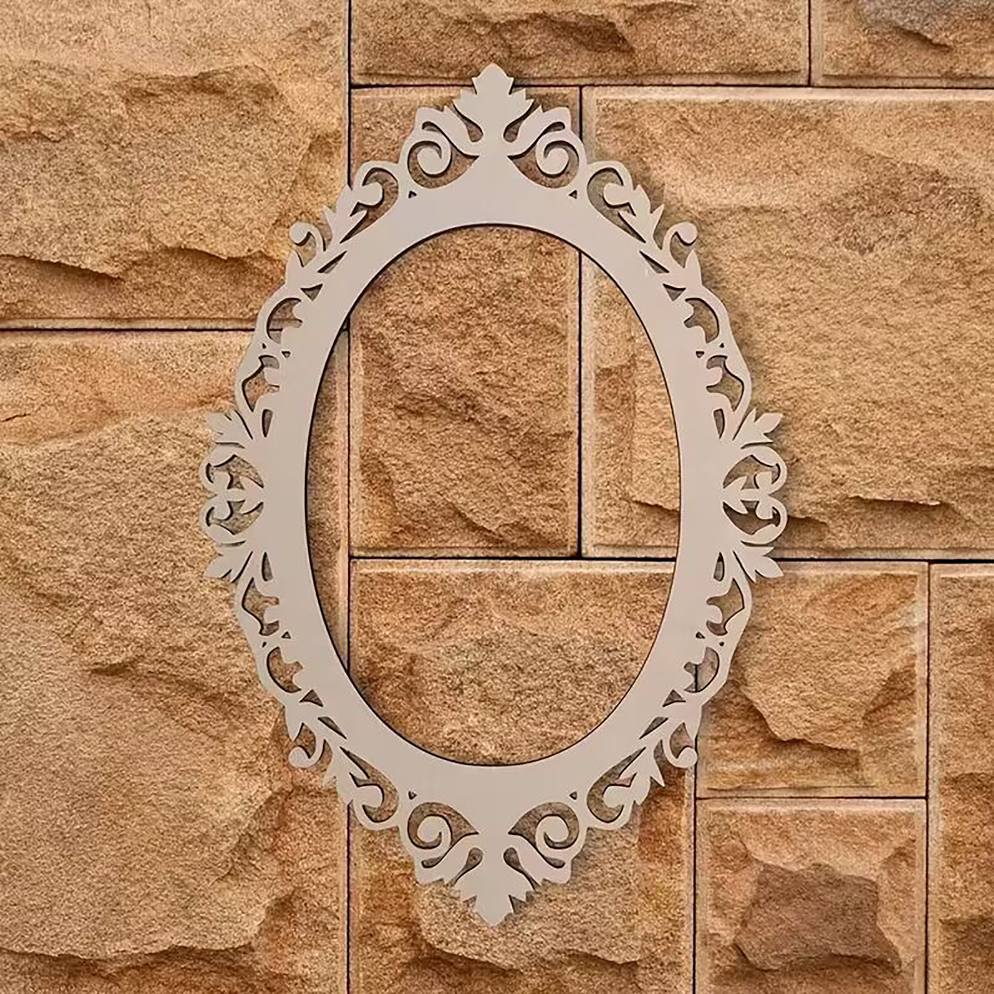 oval mdf frame for resin art
