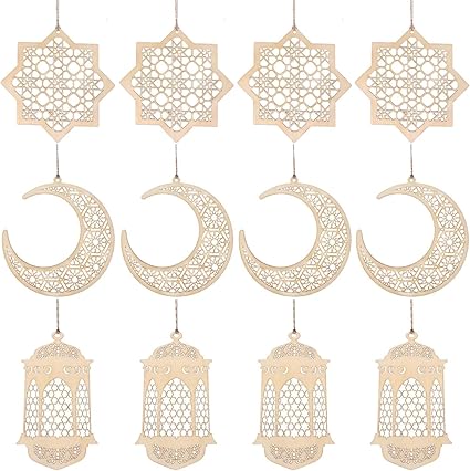 eid al adha wooden decorations for home