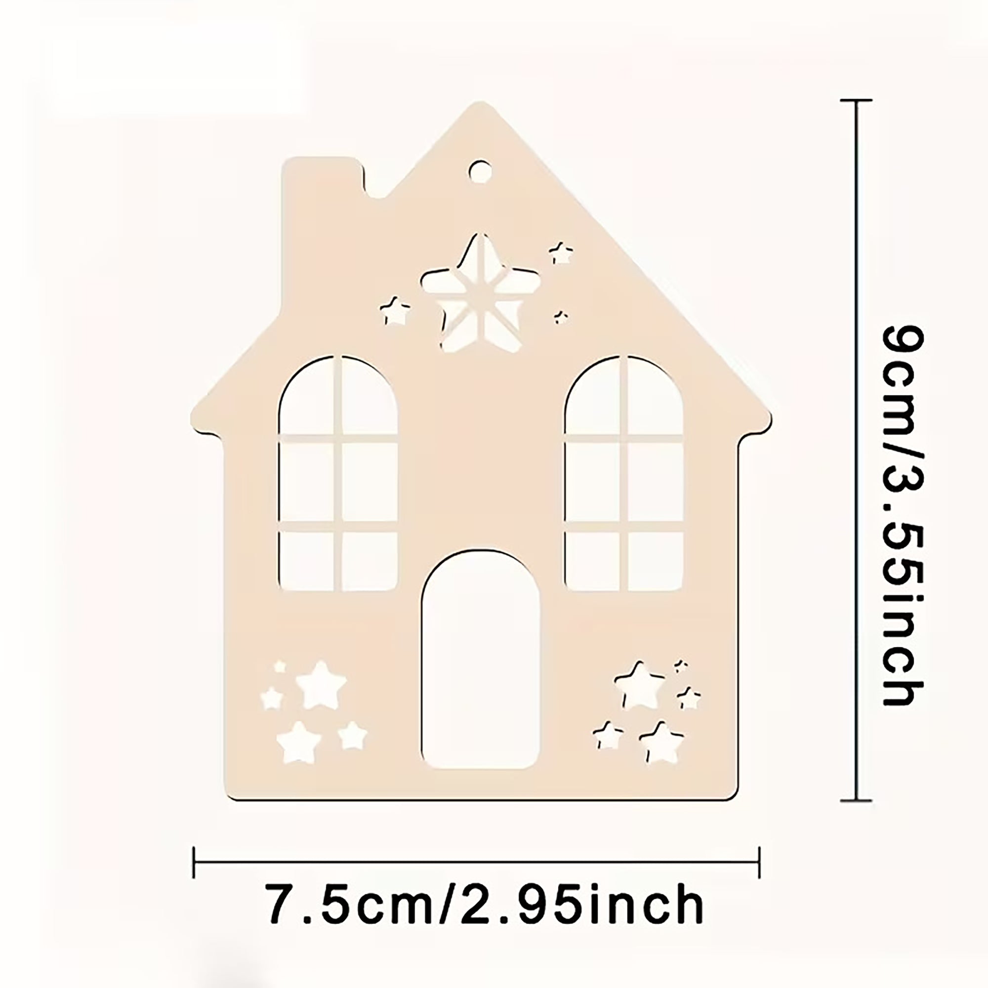 small wooden house blanks for painting
