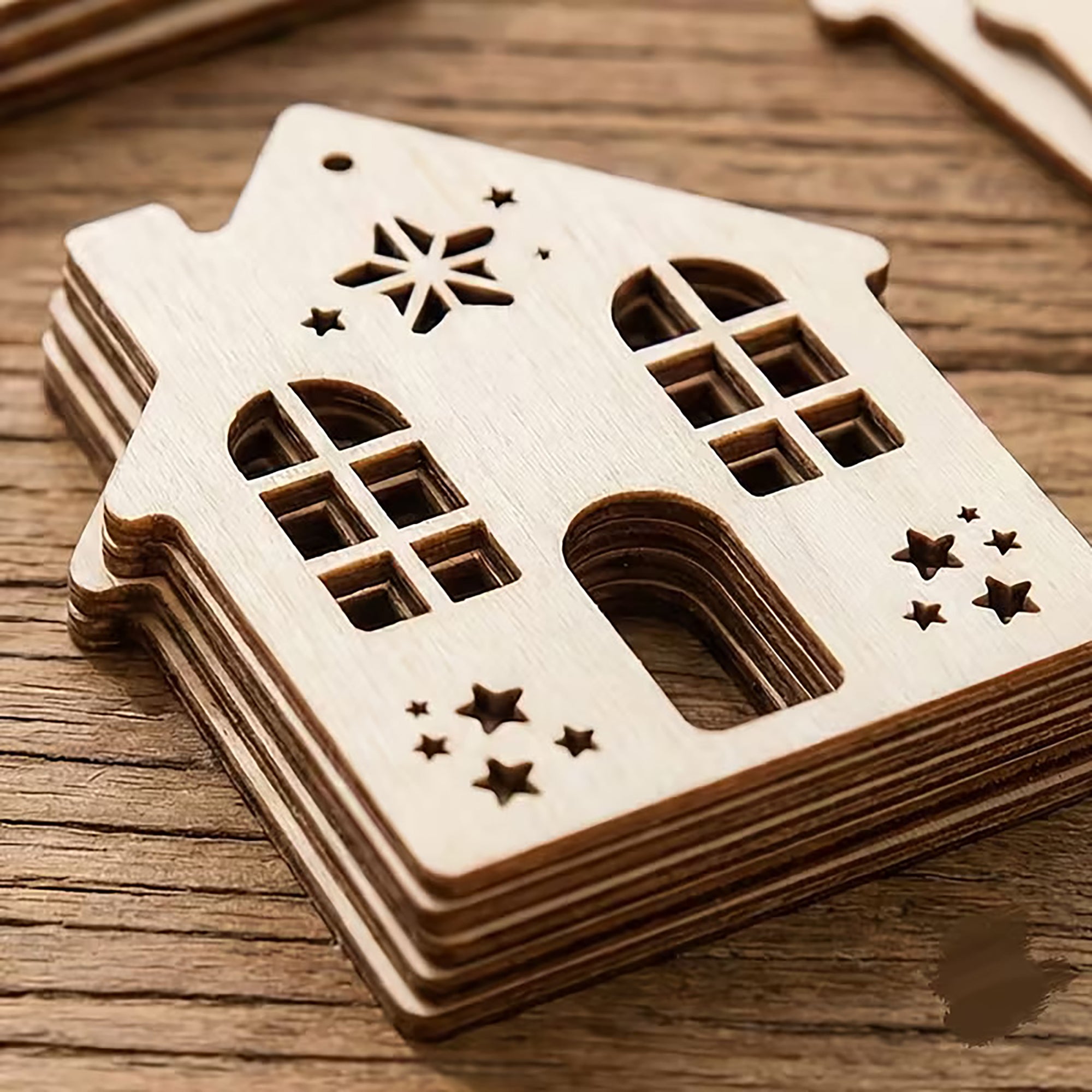 diy wooden tags for decoration projects
