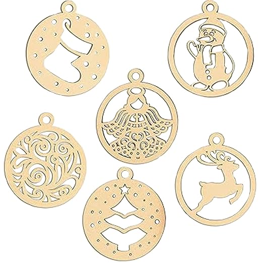 wooden christmas ornament craft kit