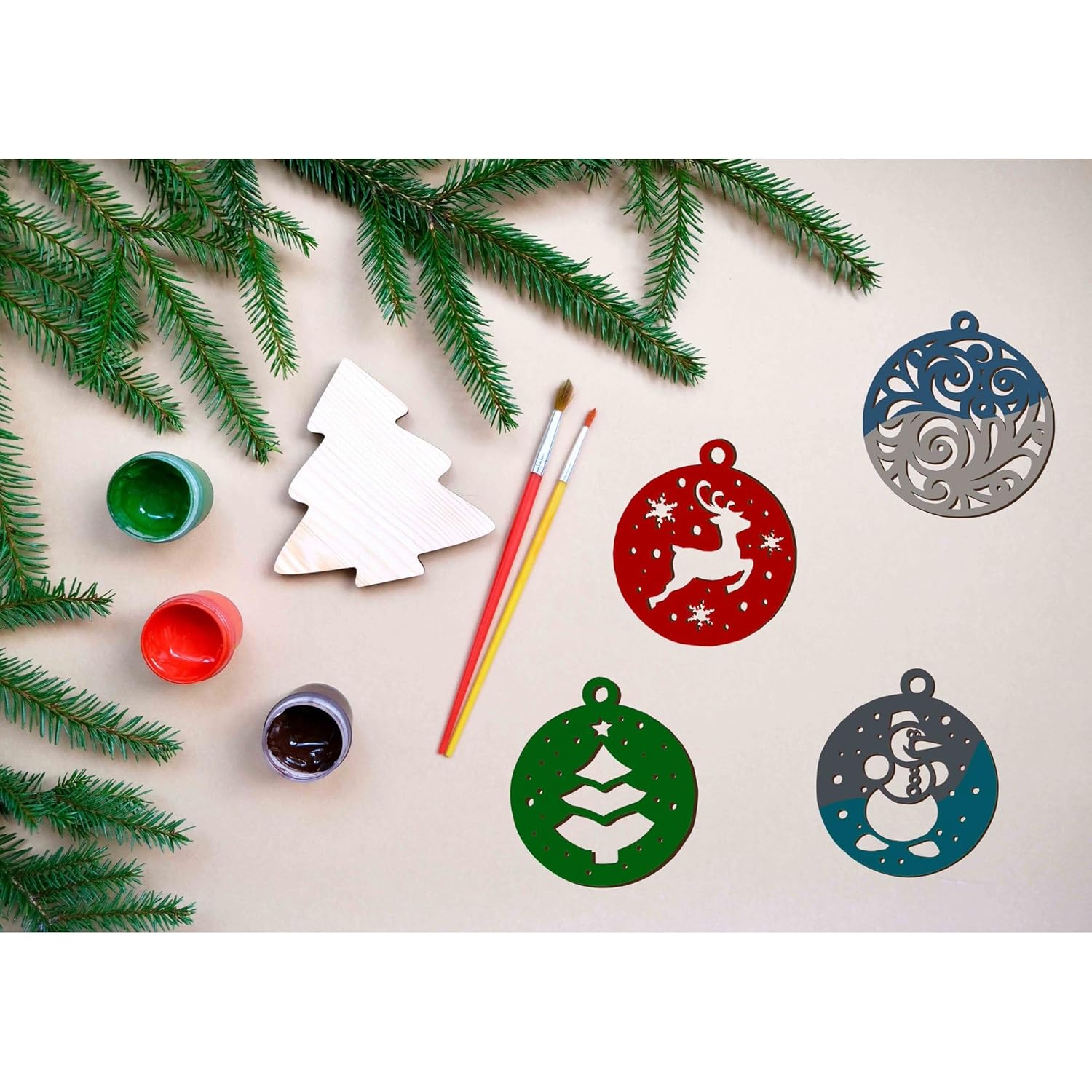 unfinished wood christmas crafts