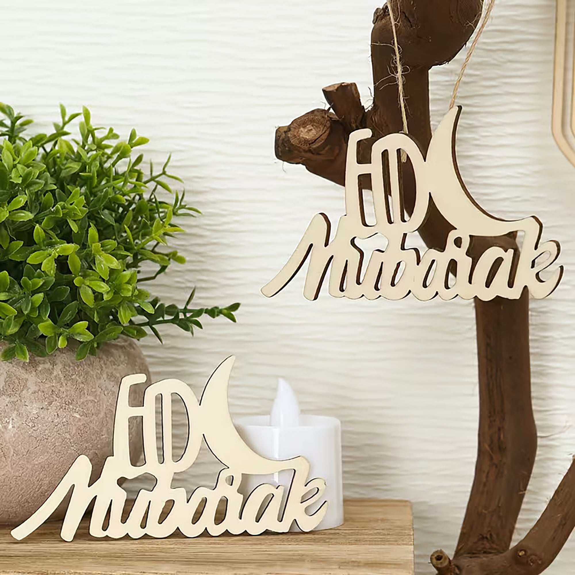 wooden eid craft material
