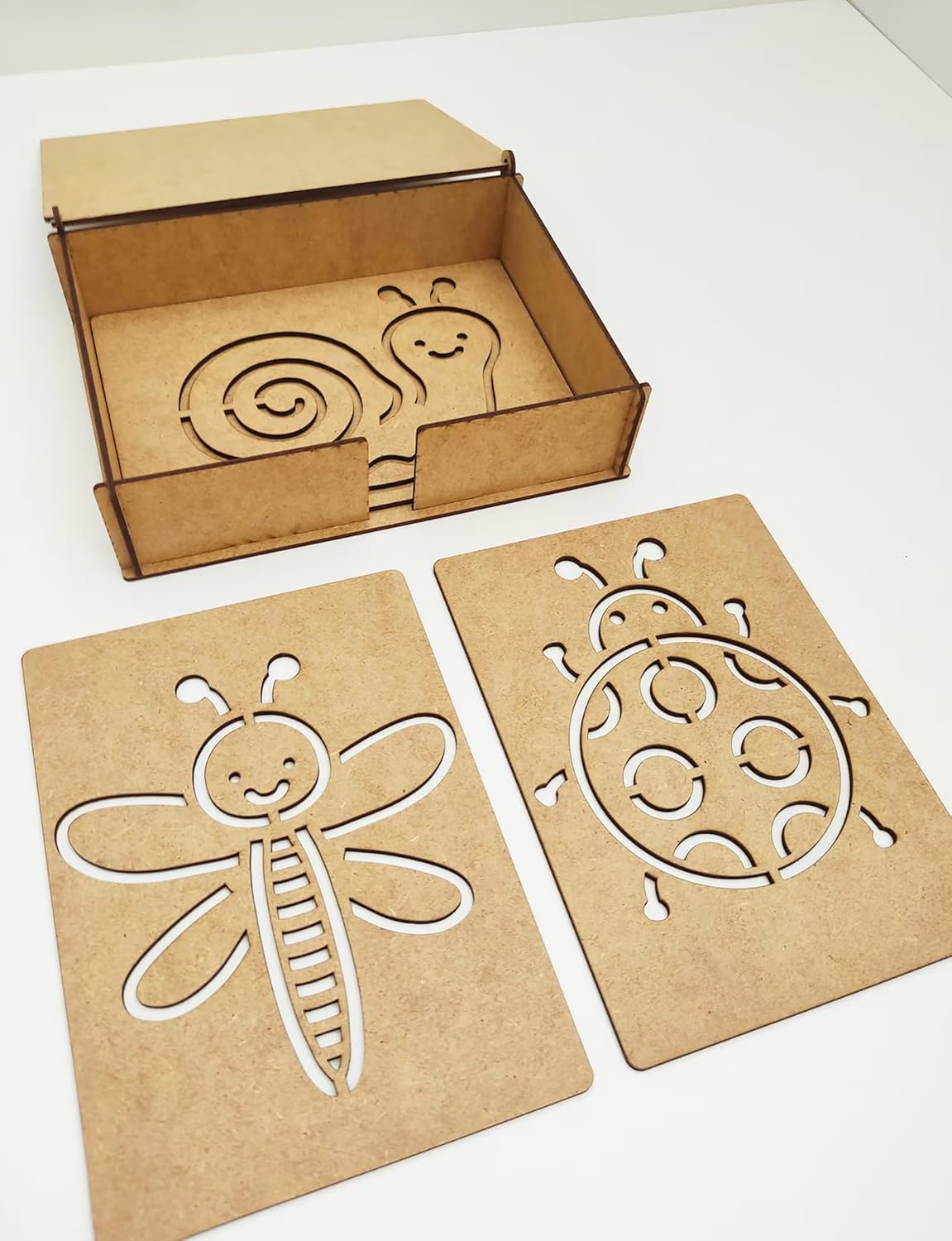 engraved mdf learning board for children