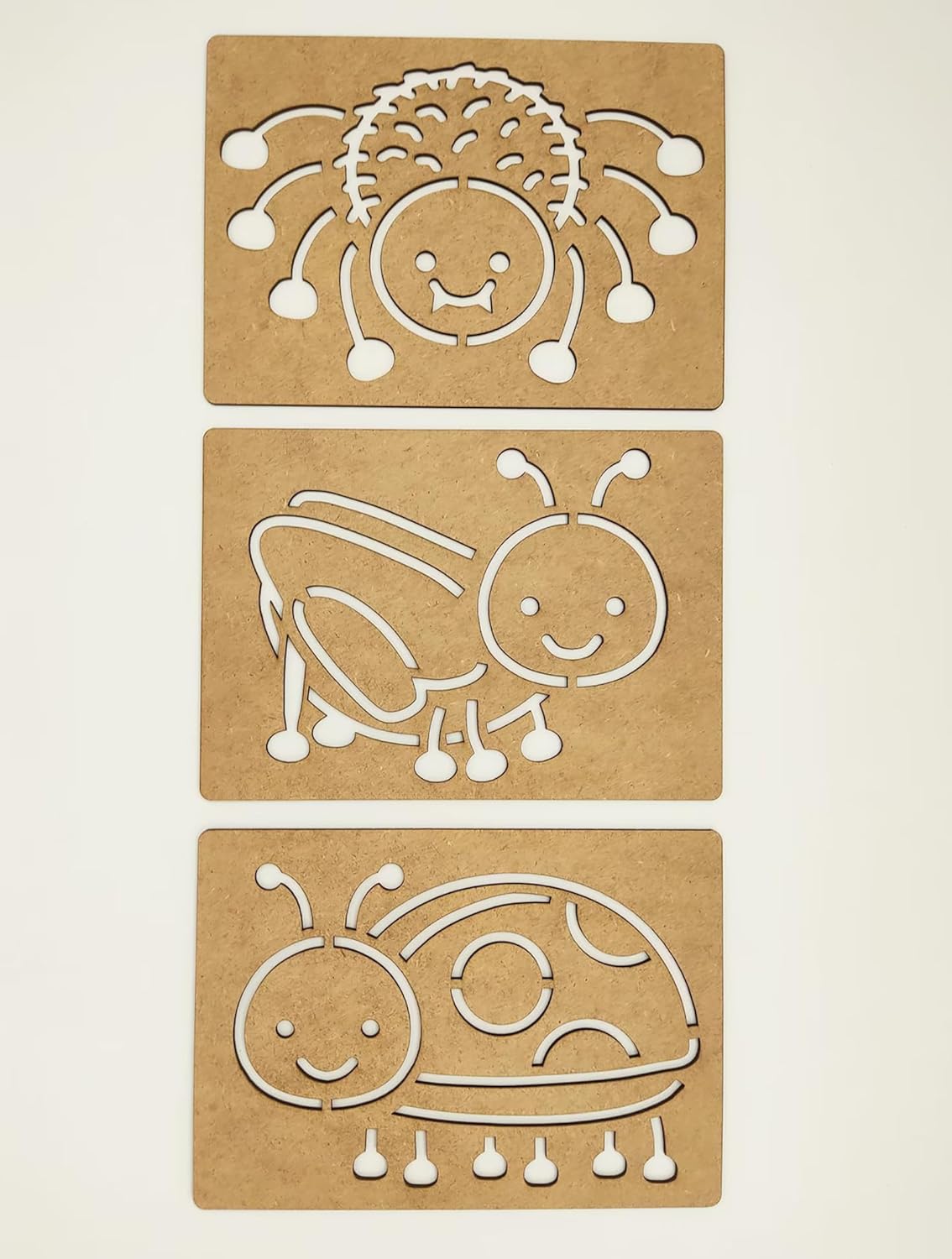 mdf engraved template for art learning