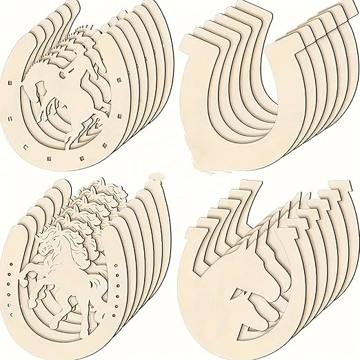 horseshoe mdf craft base
