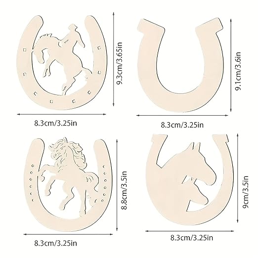 lucky horseshoe wood blanks
