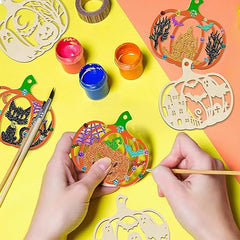 diy halloween craft wood

