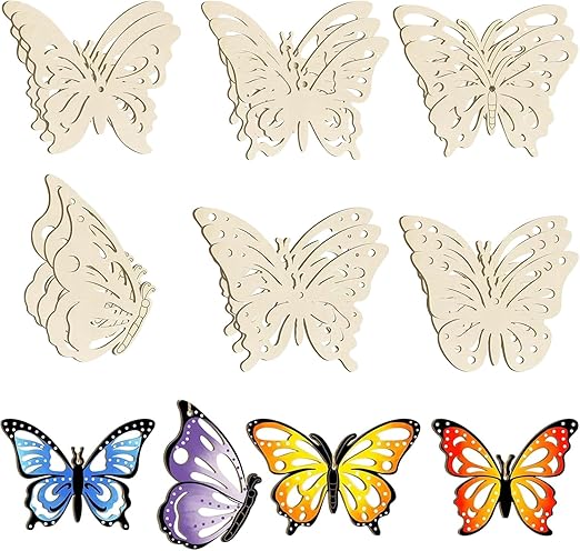 wooden butterfly cutouts
