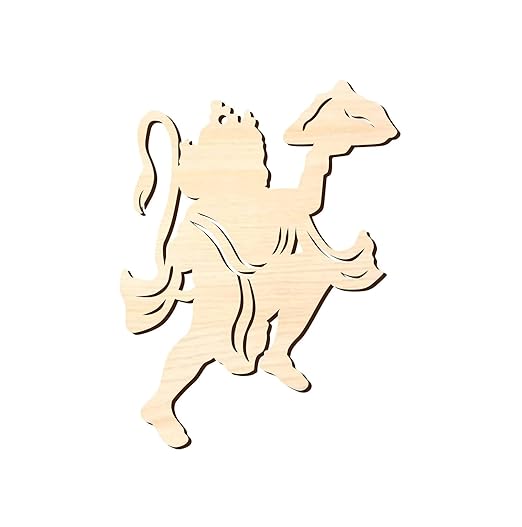 hanuman shape mdf cutout for diy art
