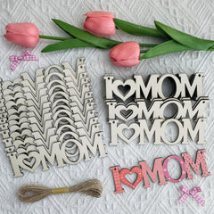 heart shape mdf cutouts for painting