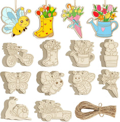 spring wooden cutouts
