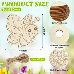flower butterfly wood crafts

