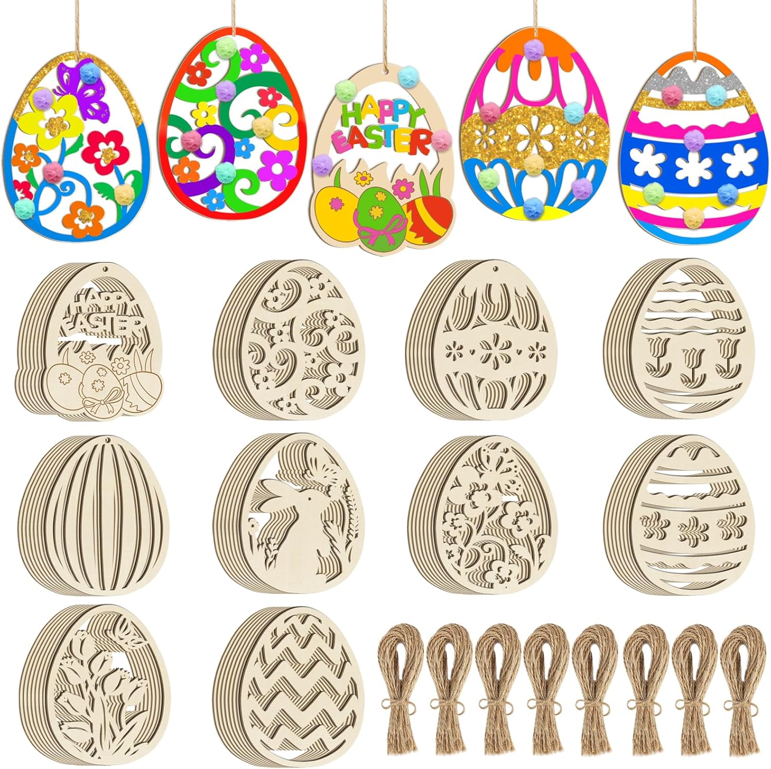 easter wooden cutouts
