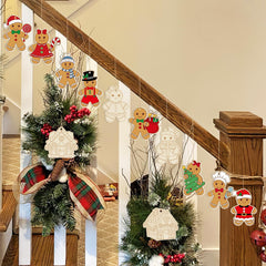 diy gingerbread ornaments wood
