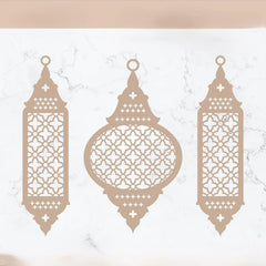 moon star islamic hanging decoration