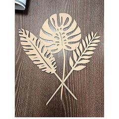 wooden leaf cutouts
