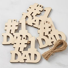 dad letter mdf ornament for diy art
