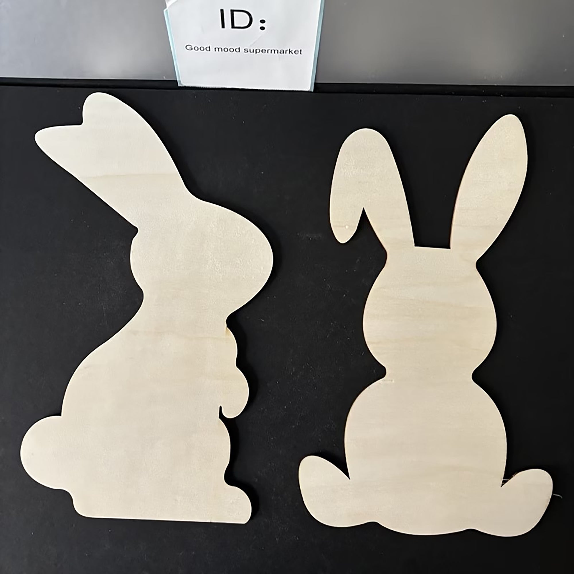 rabbit shape wood diy
