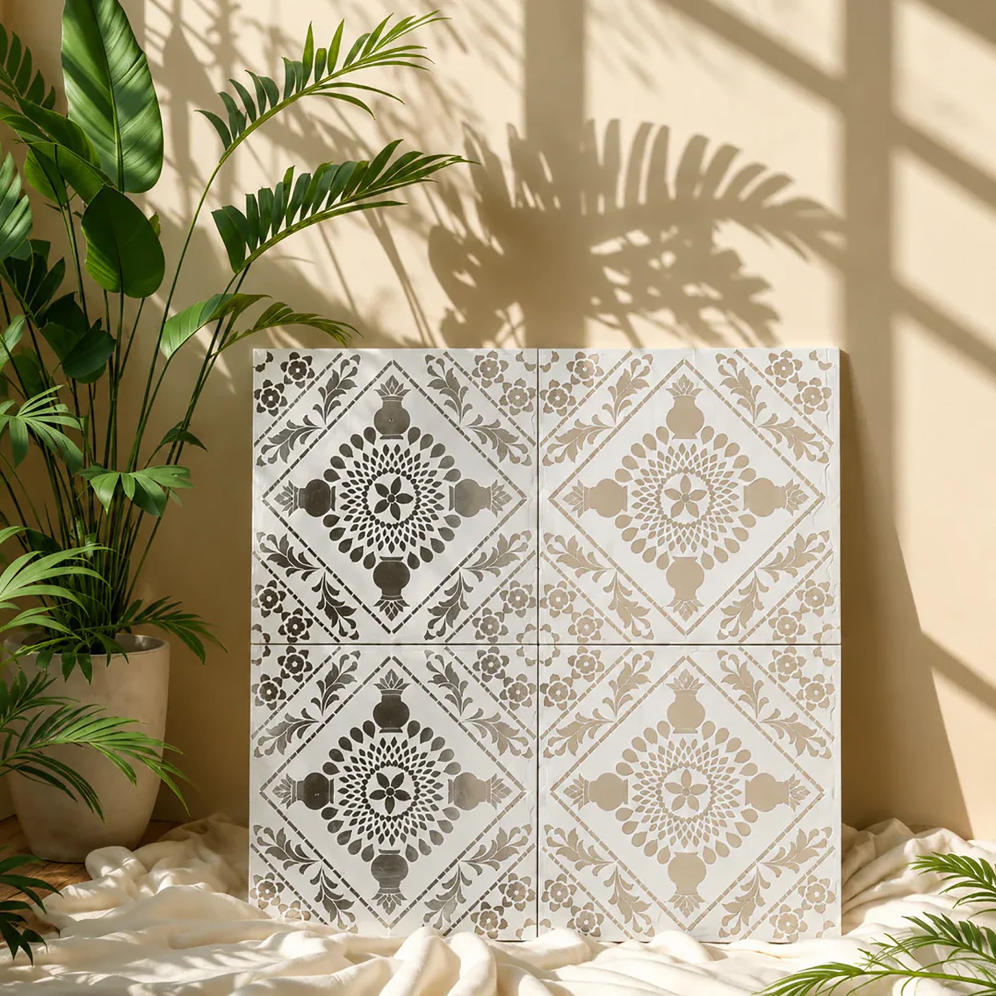 premarked mandala design craft base