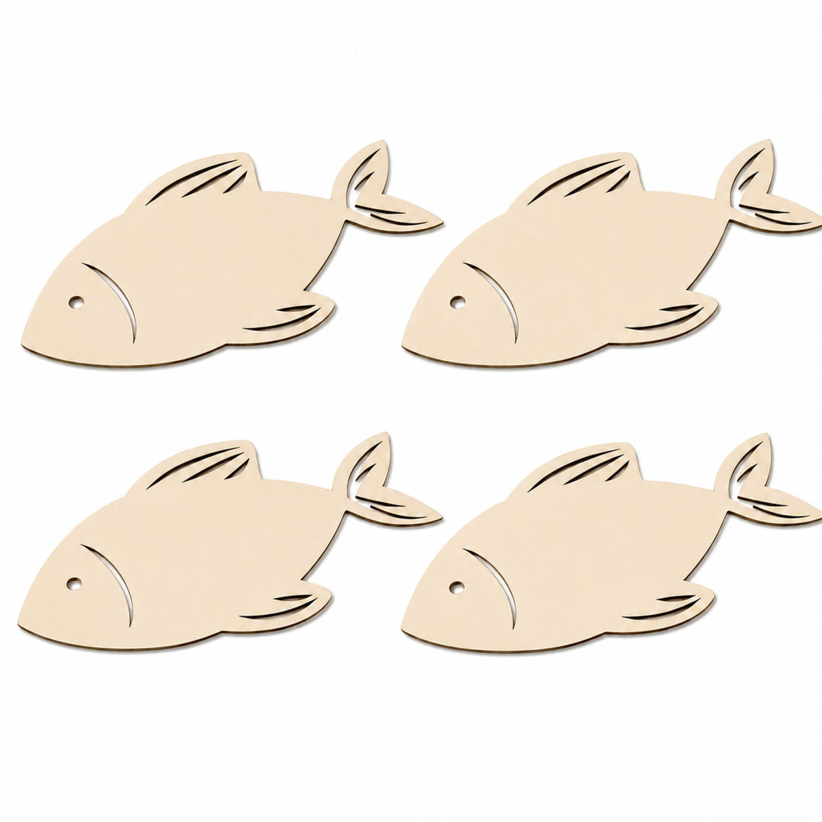 fish shape mdf base for painting projects
