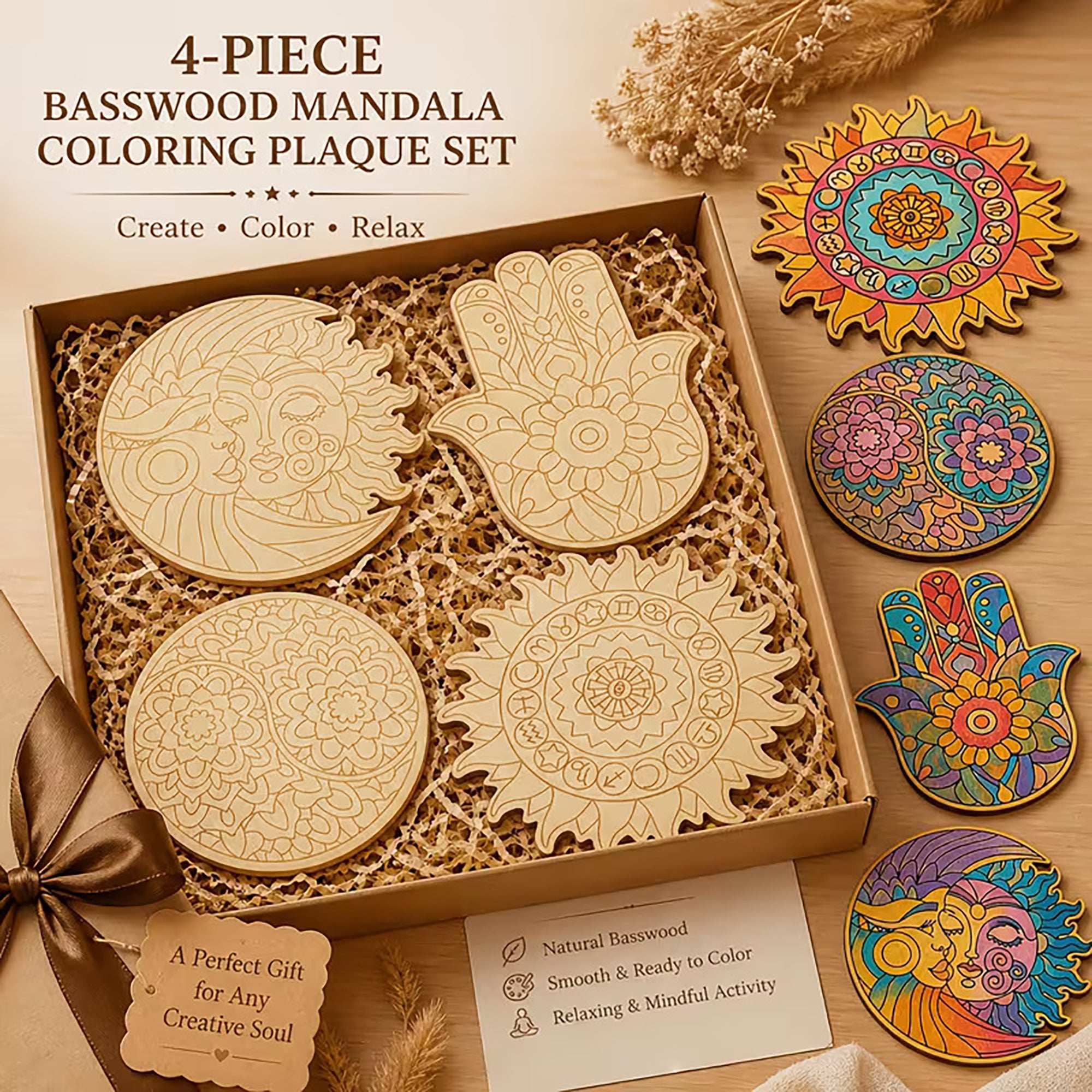 basswood board for dot mandala art