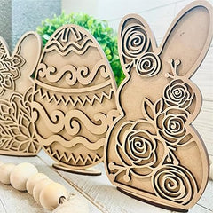 easter bunny wood cutouts
