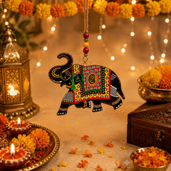 ethnic elephant mdf base for painting