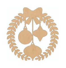 mdf wreath cutout

