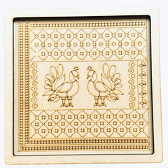 square mdf premarked board for lippan art
