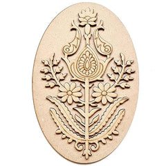oval mdf craft base
