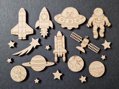 wooden embellishments for diy art projects