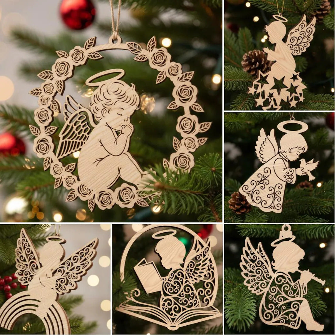 diy wooden angel
