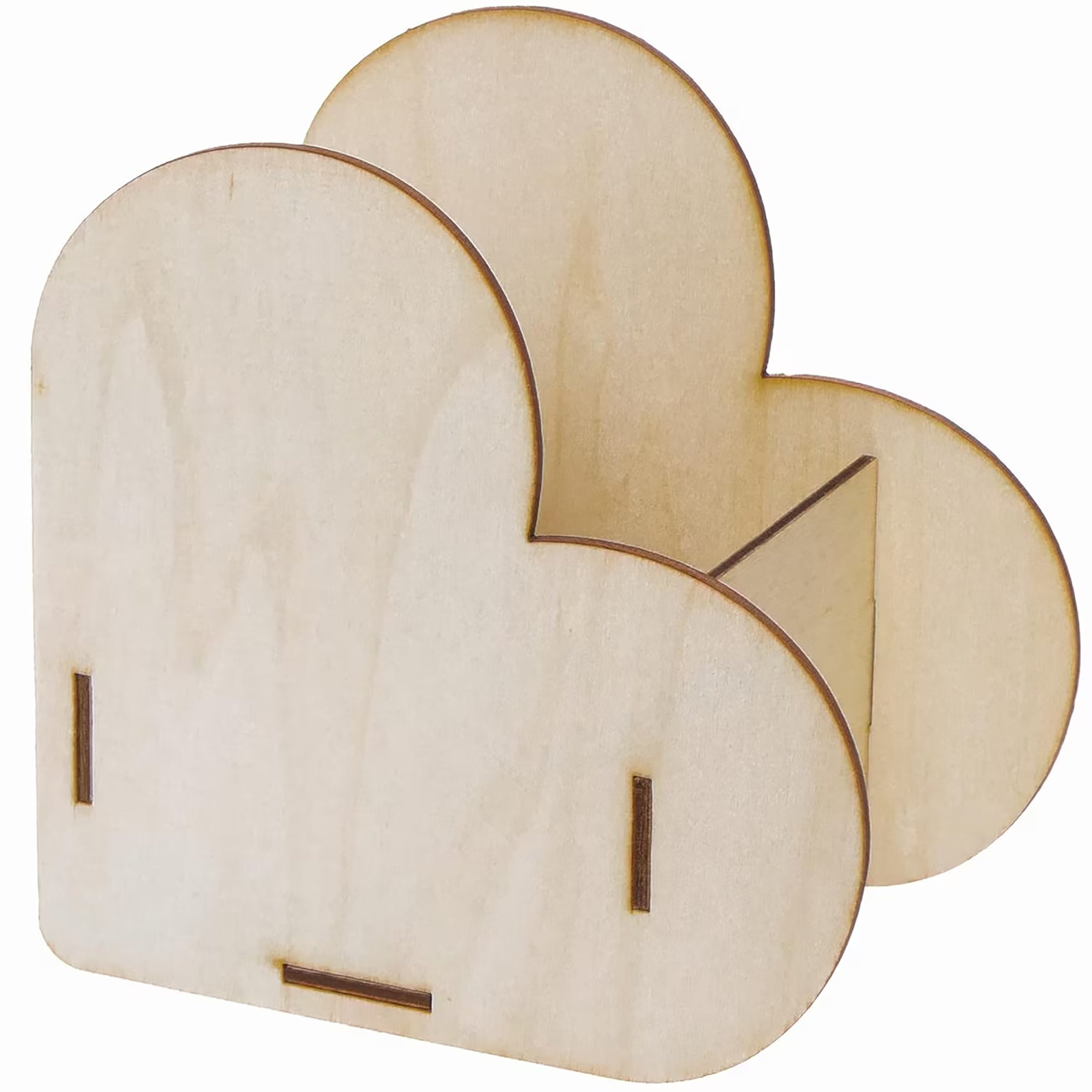 heart mdf planter diy
