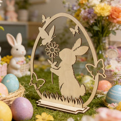 pine mdf rabbit craft base
