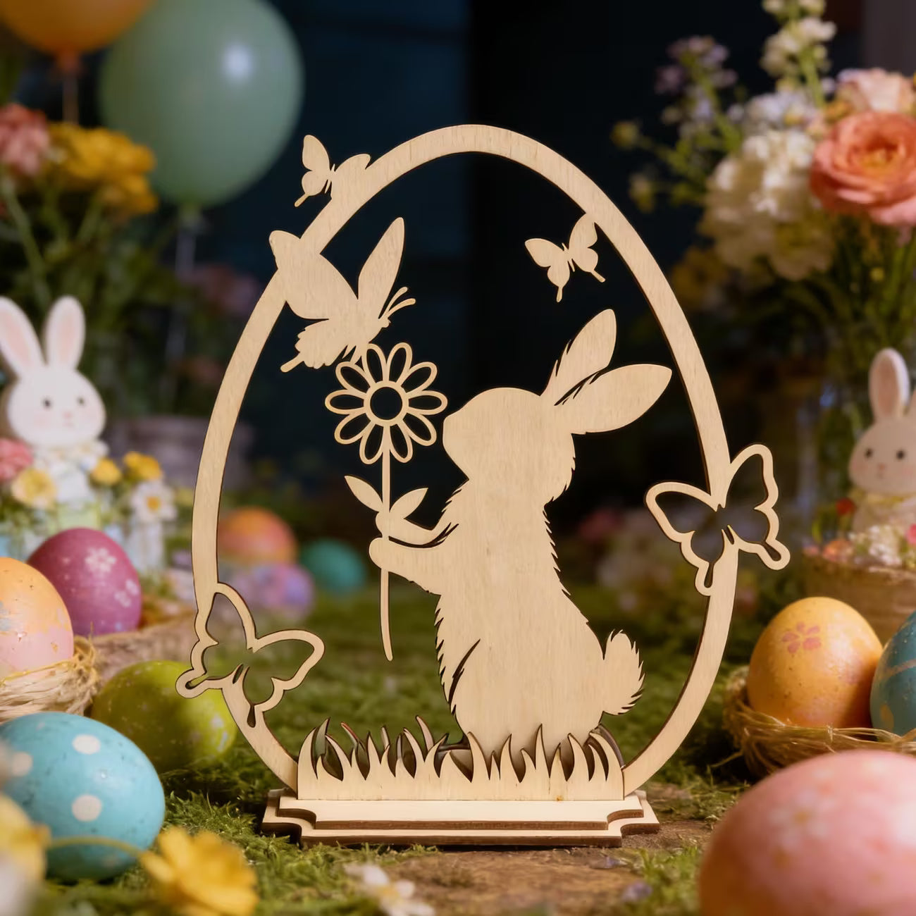 mdf rabbit craft base

