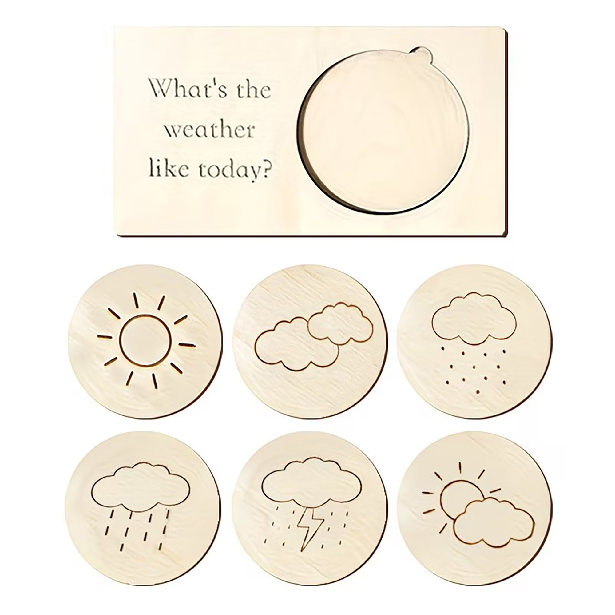 wooden weather chart for diy projects