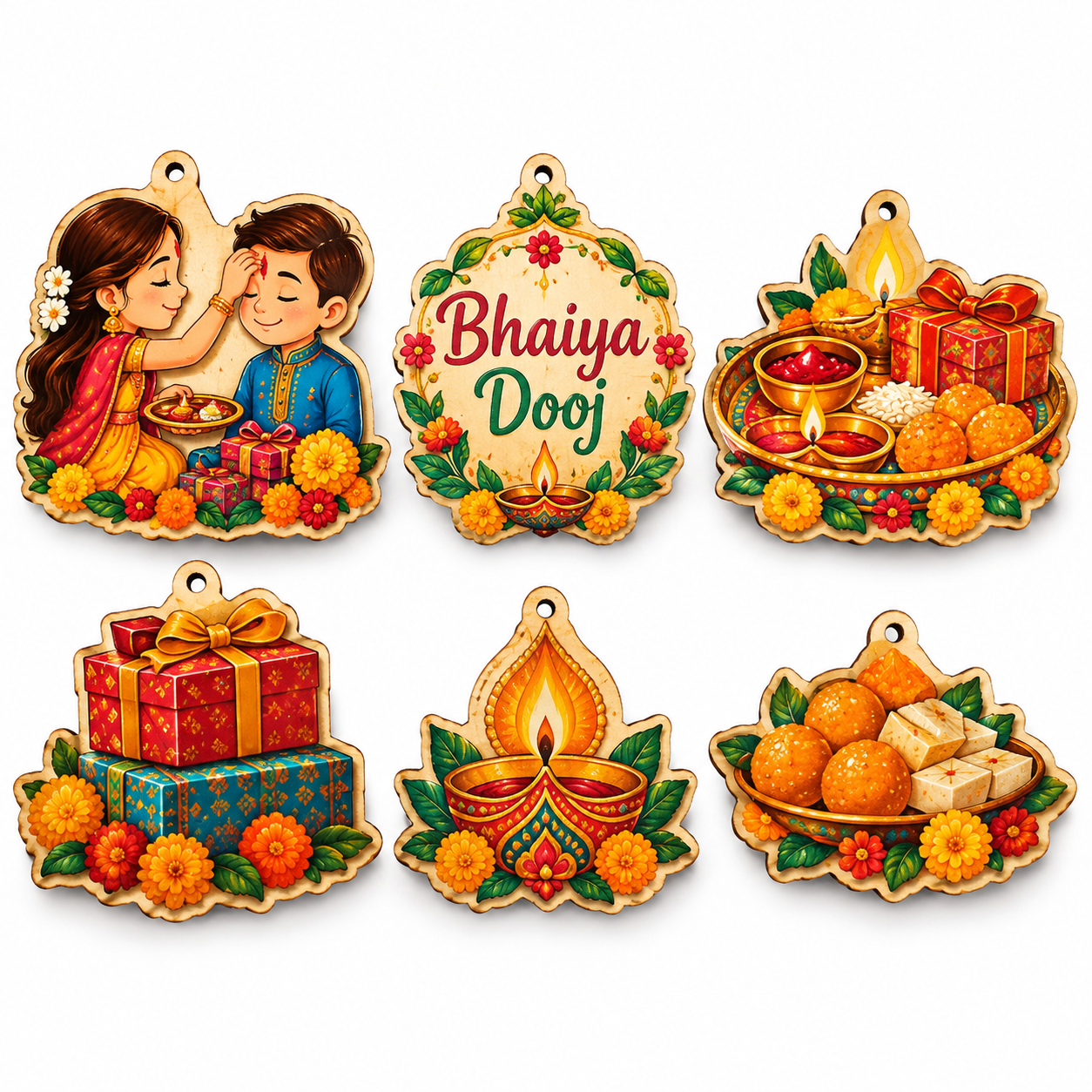 bhaiya dooj craft material