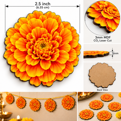 marigold mdf cutout