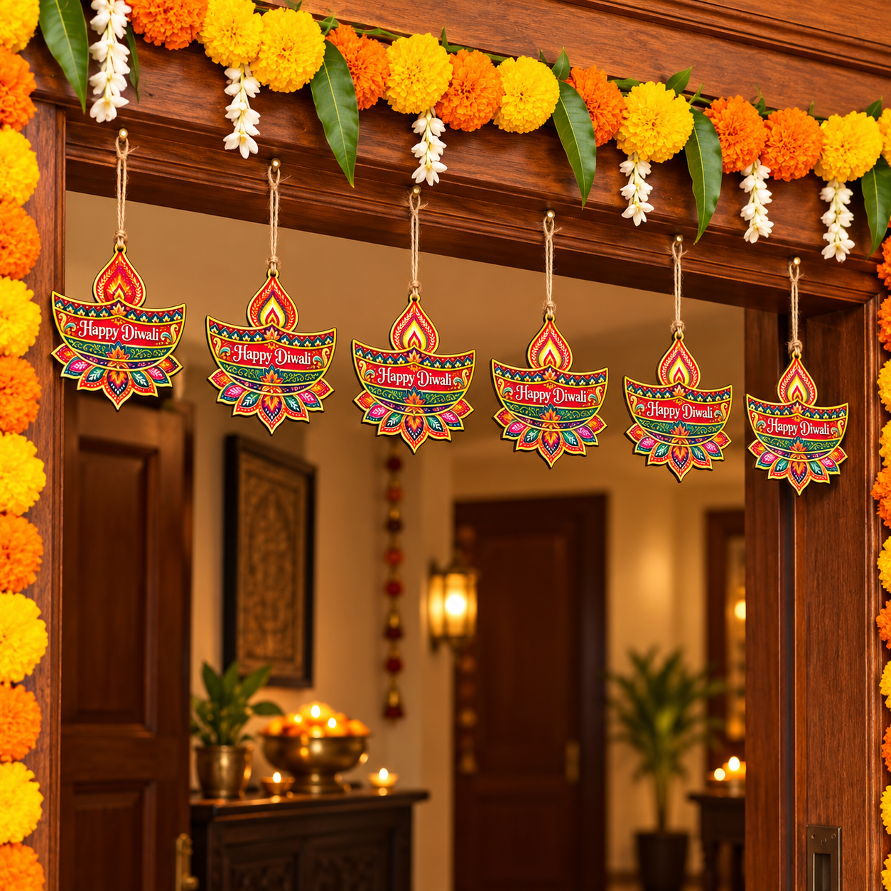 diya hanging cutouts